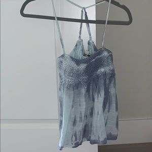 American eagle tie dye blouse